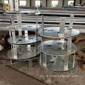 11M galvanized octagon လျှပ်စစ်သံမဏိတိုင်